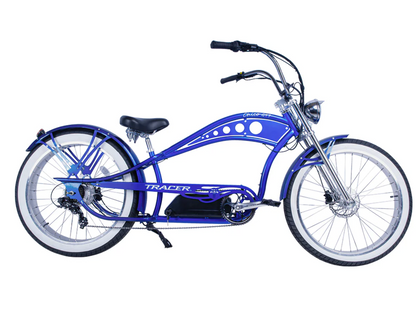 Chico GT7 750W Stretch Cruiser Ebike by Tracer