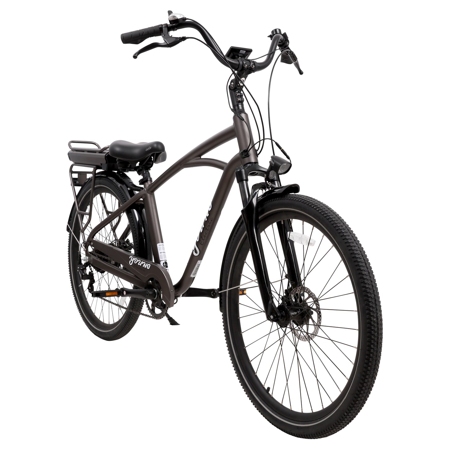 Vie 27.5in 7Sp 350W Ultra-Comfy Men's Cruiser E-Bike by Young Electric