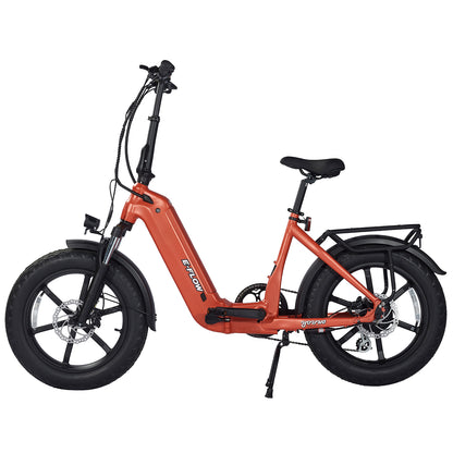 E-Flow 750W 48V 20in All Terrain Fat Tire Folding E-Bike by Young Electric