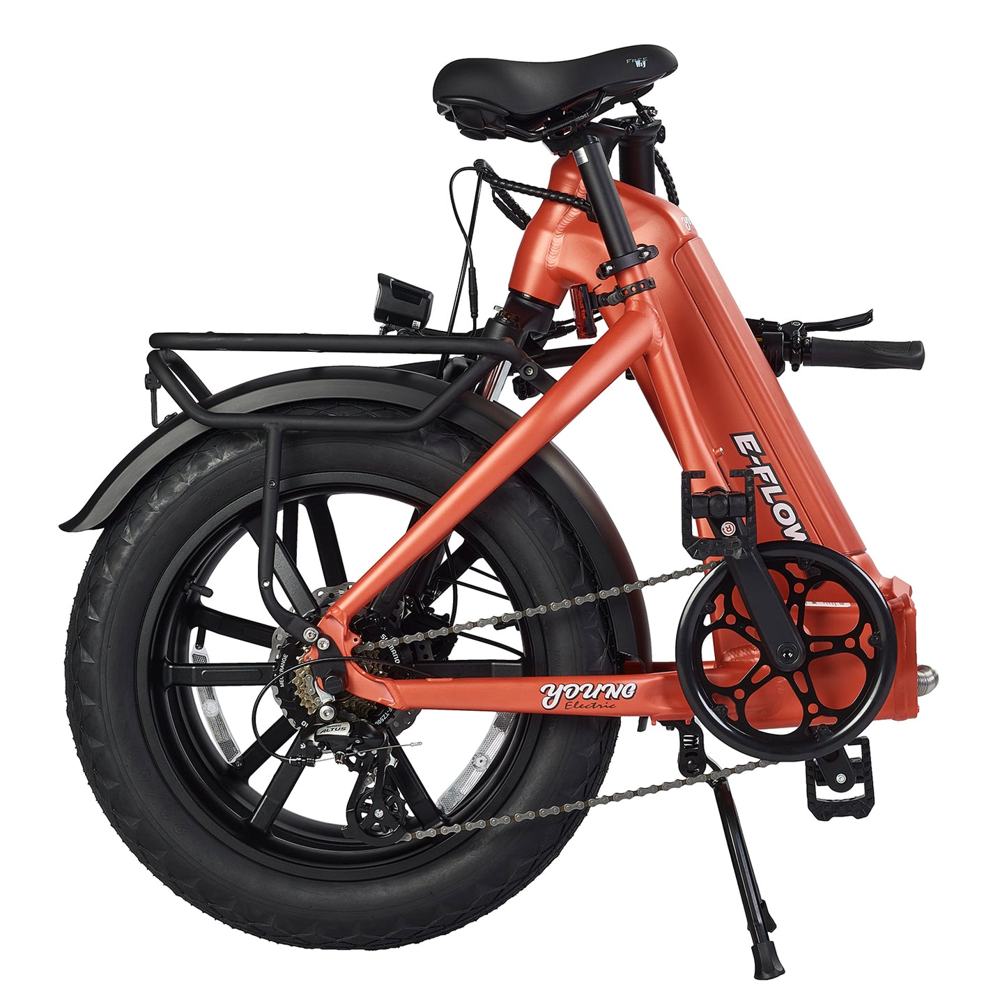 E-Flow 750W 48V 20in All Terrain Fat Tire Folding E-Bike by Young Electric