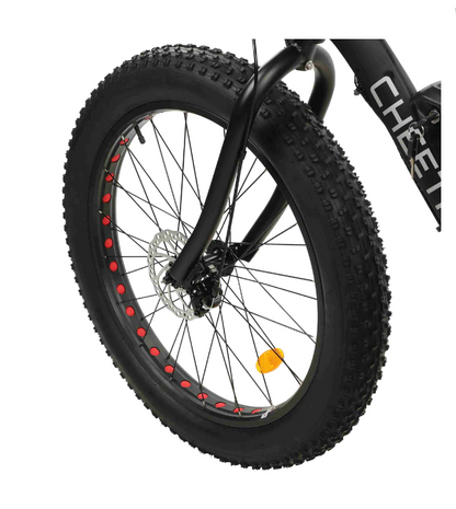 Cheetah Fat Tire 26" Electric Bike Beach Snow 26S900USB - Ecotric