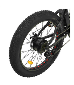 Cheetah Fat Tire 26" Electric Bike Beach Snow 26S900USB - Ecotric