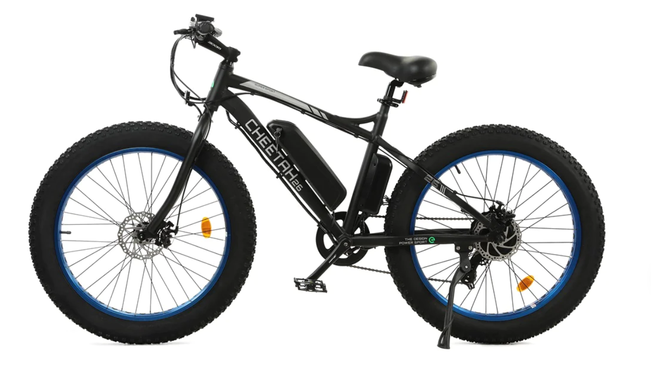 Cheetah Fat Tire 26" Electric Bike Beach Snow 26S900USB - Ecotric