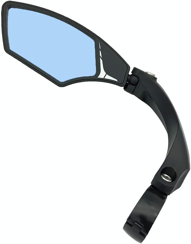 Hafny NEW Handlebar Bike Mirror Blue Anti-glare left