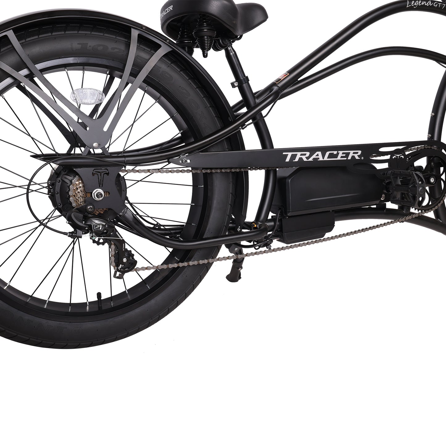 Legend GT7 1000w 48v Stretch Cruiser Chopper Bike by Tracer