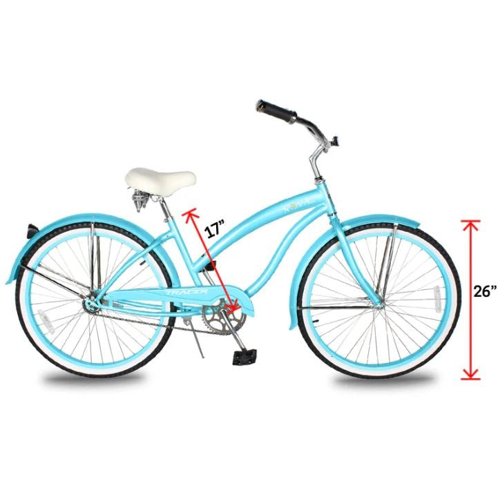 Beach Cruiser Bicycle for Women-Tracer Nova Pro 26in