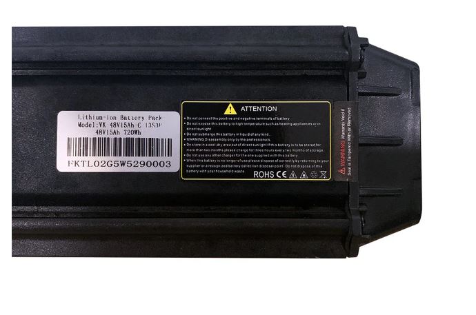 48V/15Ah 720Wh Li-ion LG Cells Replacement Battery for E-Explorer by Young Electric