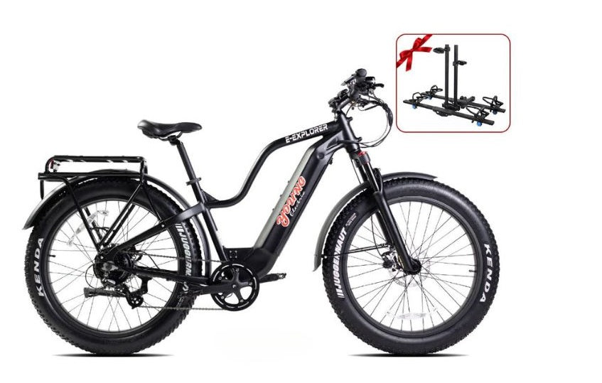 E-Explorer 1,000W 26" Fat Tire Hunting E-Bike by Young Electric