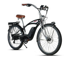 Retro E-Classic Step Over Electric Bike Cruiser 26in 500W by Young Electric