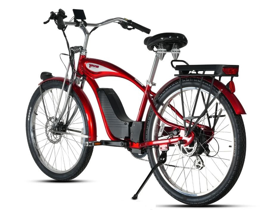 Retro E-Classic Step Over Electric Bike Cruiser 26in 500W by Young Electric