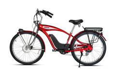 Retro E-Classic Step Over Electric Bike Cruiser 26in 500W by Young Electric