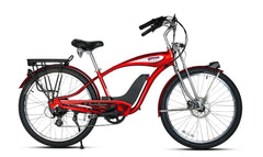 Retro E-Classic Step Over Electric Bike Cruiser 26in 500W by Young Electric