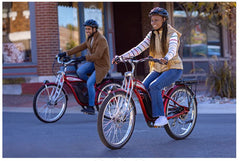 Retro E-Classic Step Over Electric Bike Cruiser 26in 500W by Young Electric