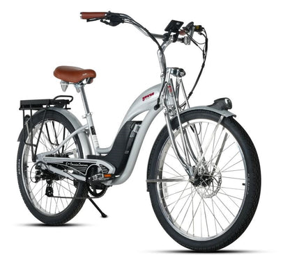 Retro E-Classic Step Through Electric Bike Cruiser 26in 500W by Young Electric