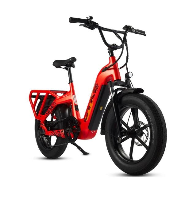 Collie 750w 48v 7Sp Step-Through Cargo E-Bike by Cyke