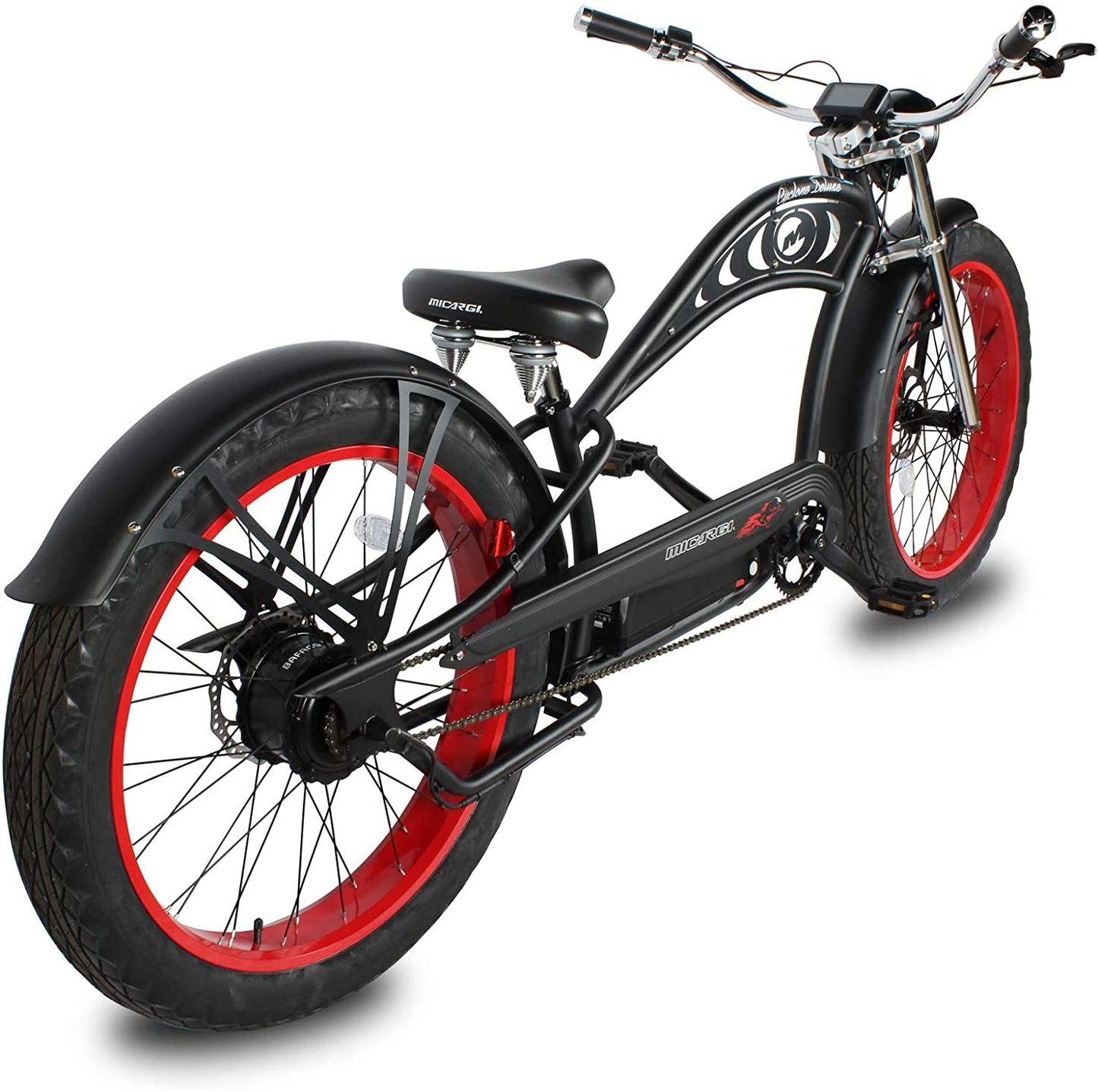 Micargi Cyclone 2.0 Deluxe Cruiser Electric Bicycle 500w with Headlight