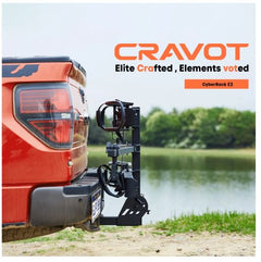 Cravot CyberRack E2 Foldable 200lbs Capacity 2in Receiver Hitch Bike Rack