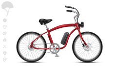 EBC Model C 750w 1Sp / 7Sp E-Cruiser Bike