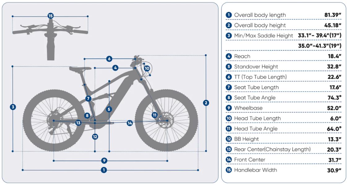 Falcon A 500W 48V MD Full Suspension E-Bike by Cyke