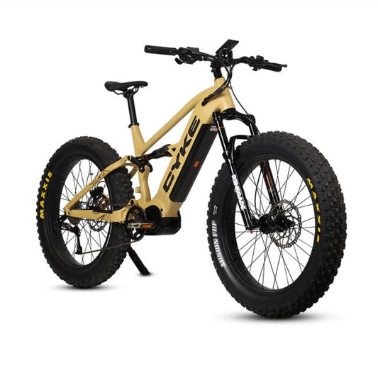 Falcon X 1000w Mid Drive Full Suspension E Bike by Cyke