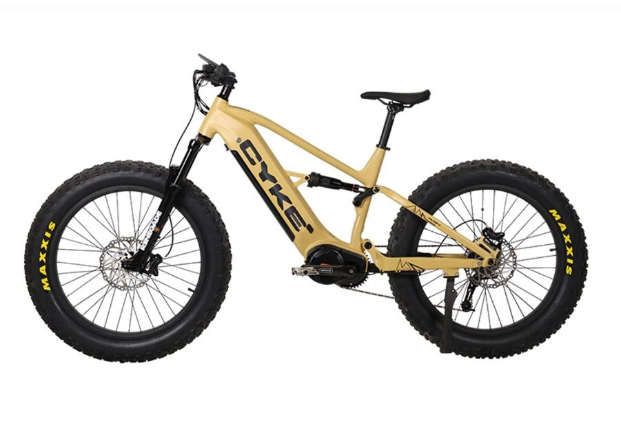 Falcon X 1000w Mid Drive Full Suspension E Bike by Cyke