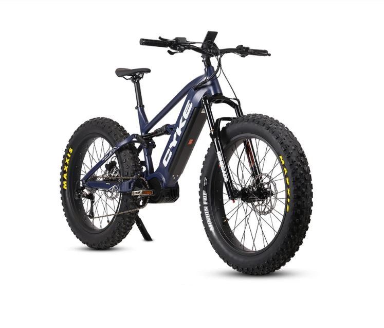 Falcon X 1000w Mid Drive Full Suspension E Bike by Cyke