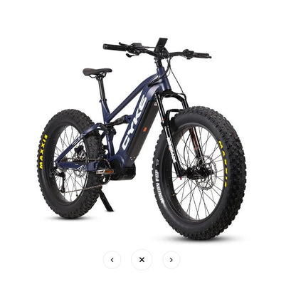 Falcon X 1000w Mid Drive Full Suspension E Bike by Cyke