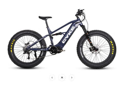 Falcon X 1000w Mid Drive Full Suspension E Bike by Cyke