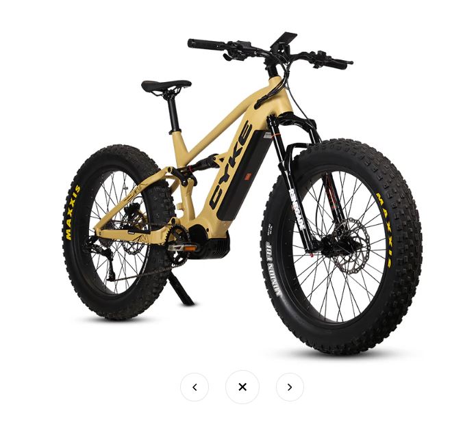 Falcon X 1000w Mid Drive Full Suspension E Bike by Cyke