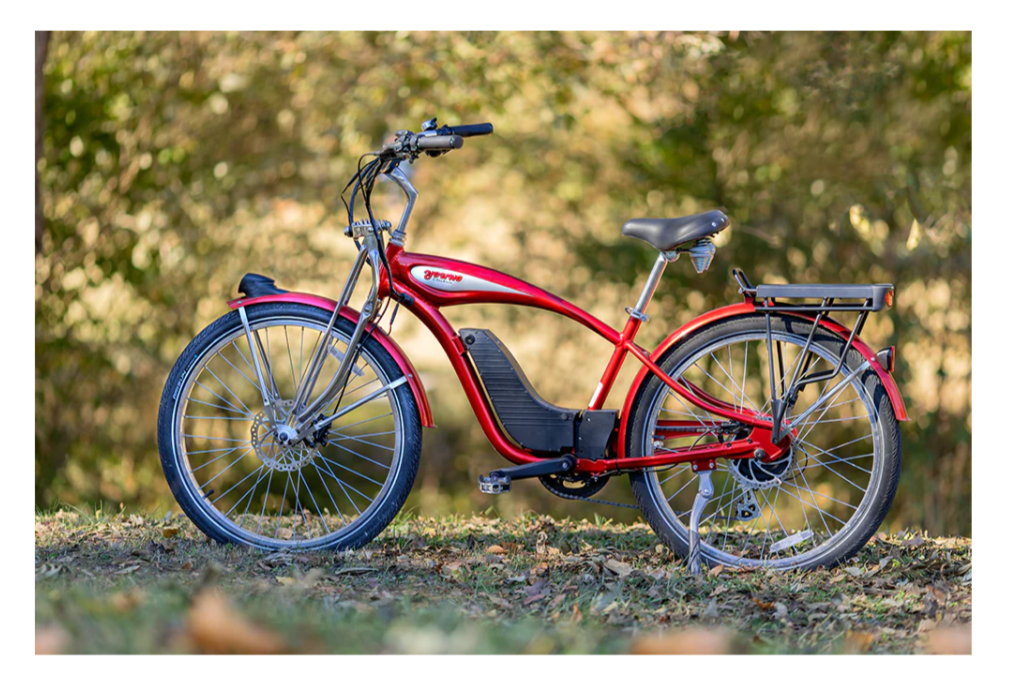 Retro E-Classic Step Over Electric Bike Cruiser 26in 500W by Young Electric