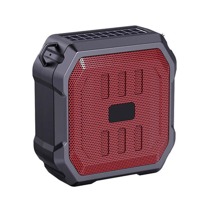 Bluetooth Speaker with Solar Flashlight and FM Radio