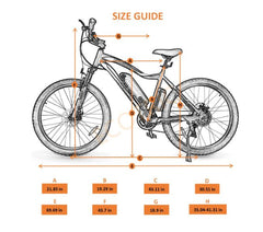 Ecotric Leopard Electric Mountain Bike 36v 500w UL Certified