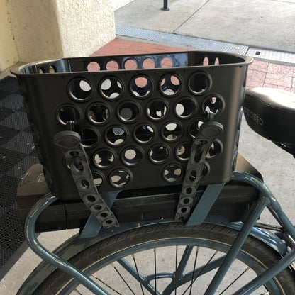 EBike Bicycle Basket, Dairyman Universal Rear Bicycle Basket, E-Bike Basket by AltGear LLC.