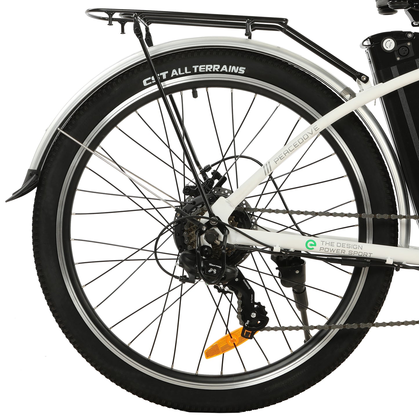 Ecotric Peacedove  26" Rear Hub 36V 350W Electric Bike