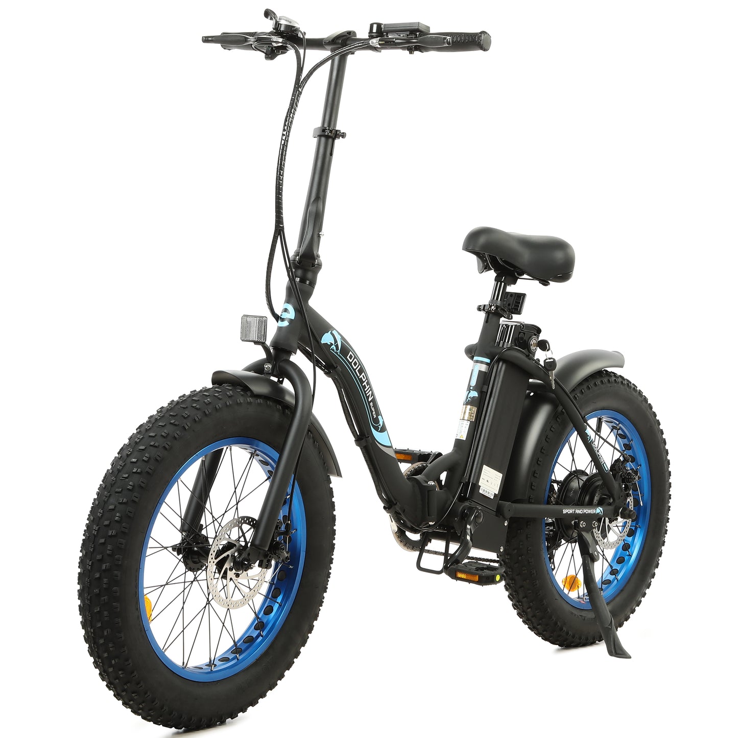 UL Certified-Ecotric Dolphin Portable and Folding Fat Bike