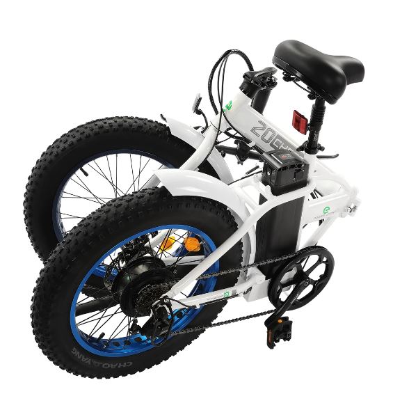 Fat Tire Portable and Folding Electric Bike,Snow, Gravel 36v 20810 - Ecotric PowerSport