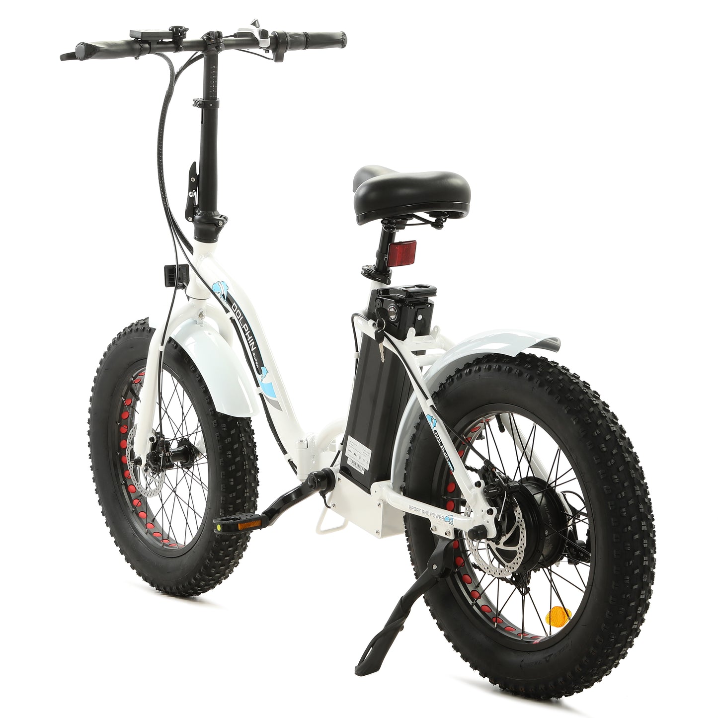 UL Certified-Ecotric Dolphin Portable and Folding Fat Bike