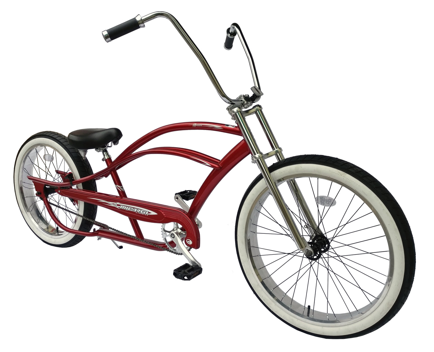 Micargi Bronco 3.0 Stretch Cruiser with High Rise Handlebars