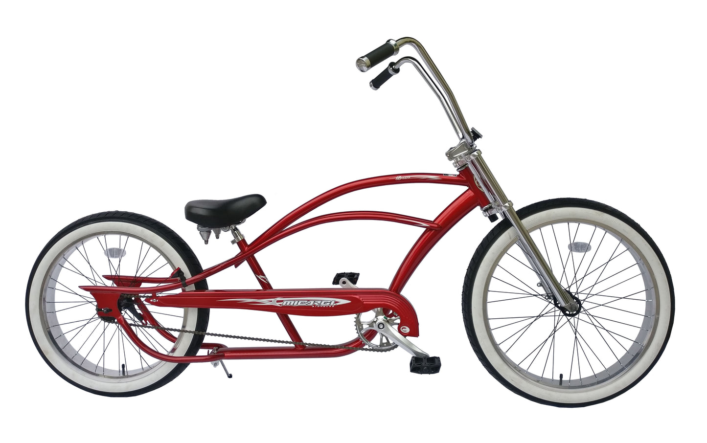 Micargi Bronco 3.0 Stretch Cruiser with High Rise Handlebars