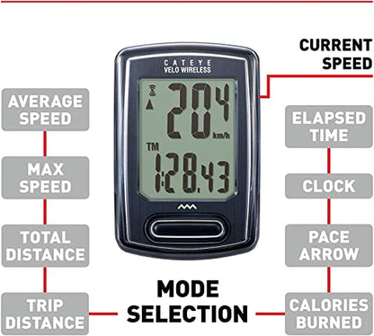 Bike Computer CATEYE Velo Wireless