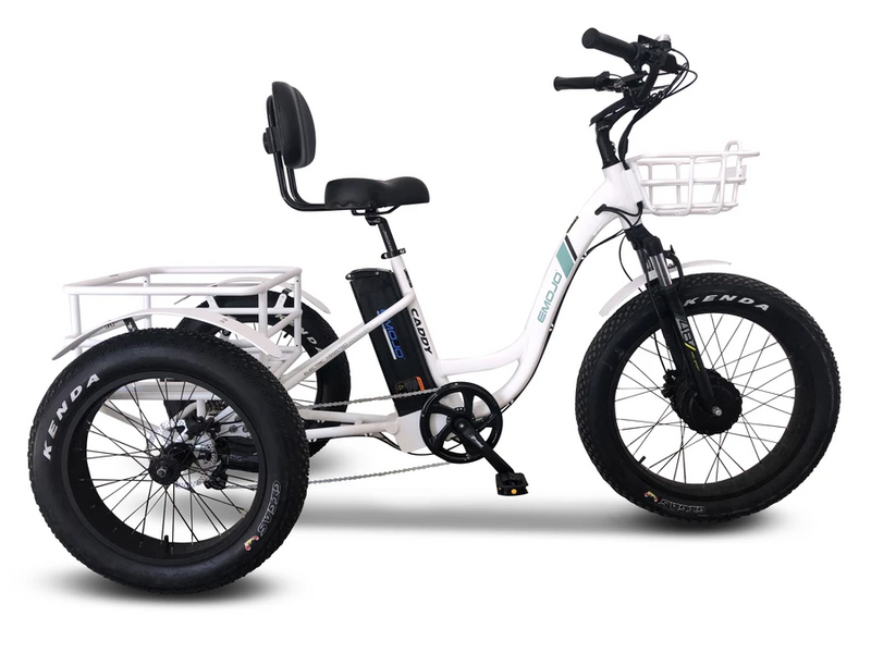 Emojo Caddy Pro Seven Speed Electric Adult Tricycle - 500w 48v Fat Tires