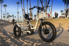 Emojo Caddy Pro Seven Speed Electric Adult Tricycle - 500w 48v Fat Tires