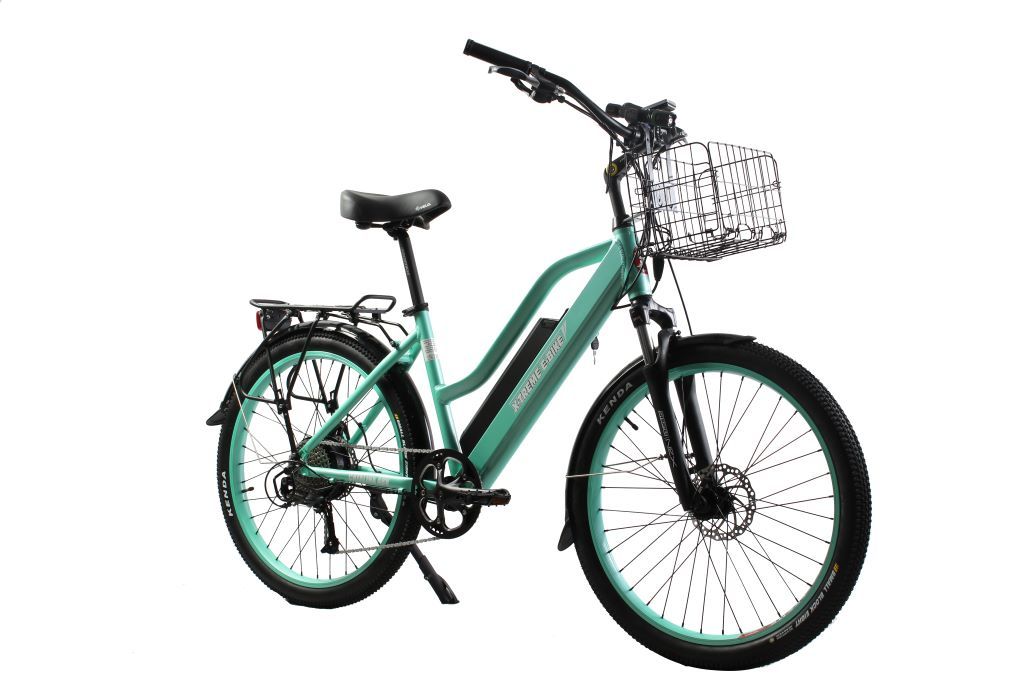 Catalina Electric Step-Through Beach Cruiser Bicycle 48 Volt Lithium Powered  X-Treme