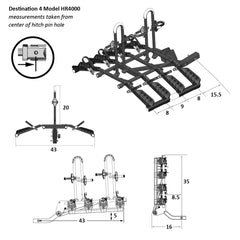 Destination Hitch 4 Bike Rack