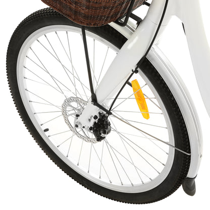 Ecotric Lark Electric 500 Watt City Bike For Women