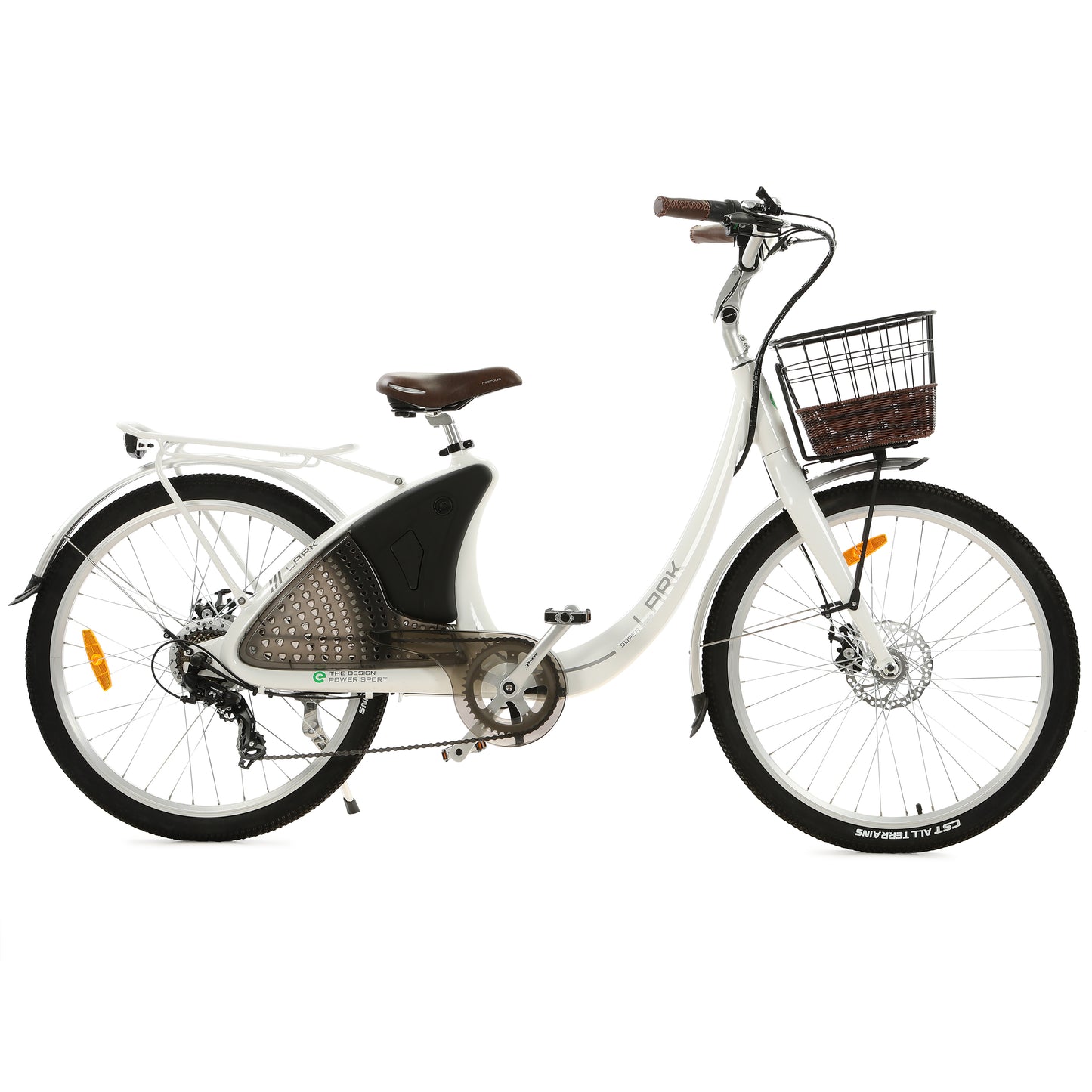 Ecotric Lark Electric 500 Watt City Bike For Women