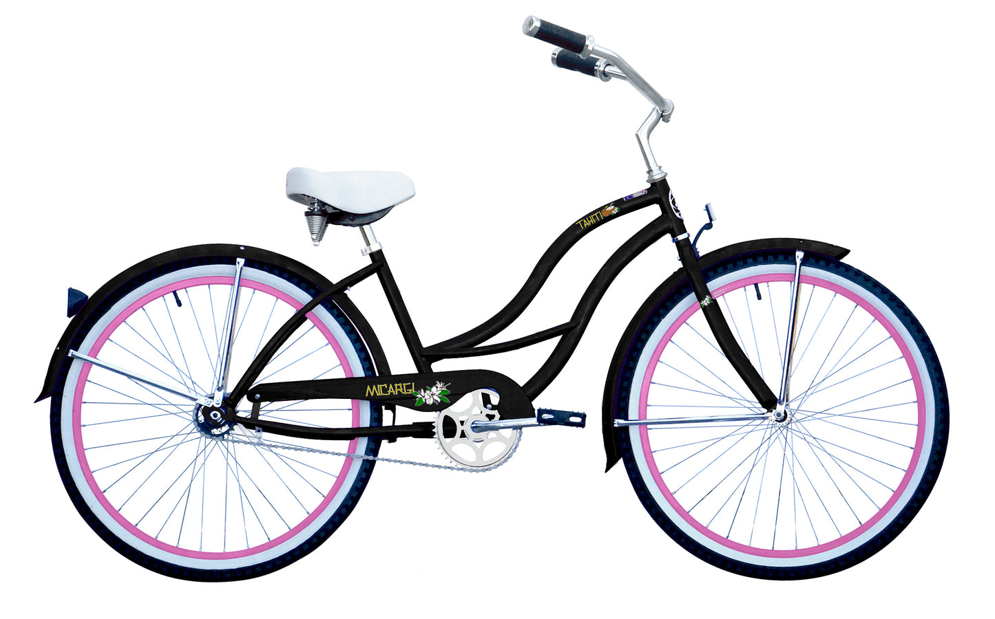 Micargi TAHITI-F 26 in. Tahiti Women's Beach Cruiser Bicycle