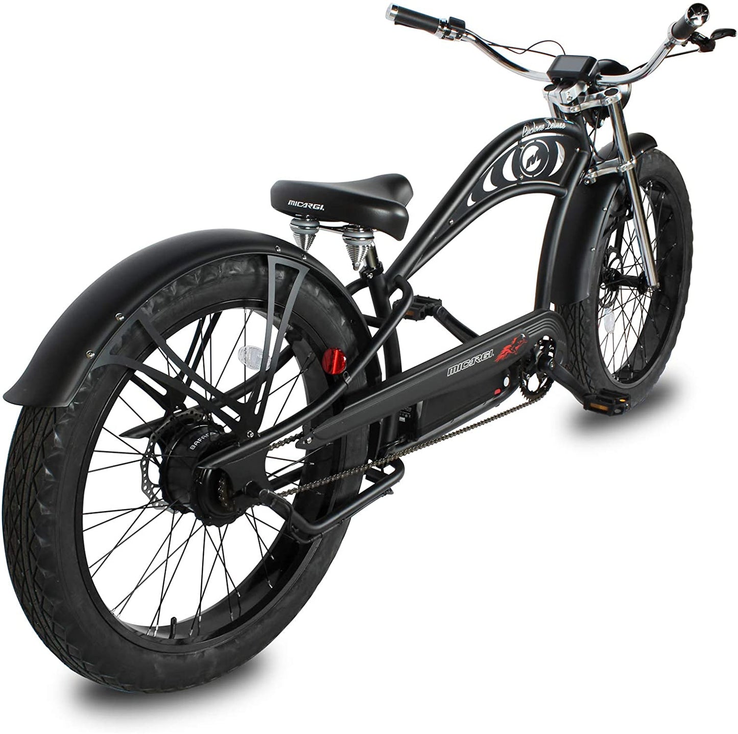 Micargi Cyclone 2.0 Deluxe Cruiser Electric Bicycle 500w with Headlight