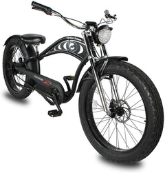 Micargi Cyclone 2.0 Deluxe Cruiser Electric Bicycle 500w with Headlight