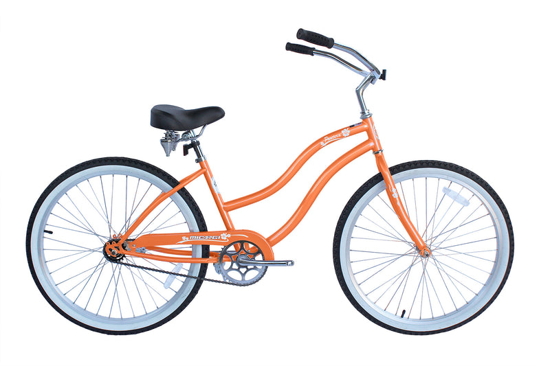 Pantera 26″ Single-Speed Stainless Steel Beach Cruiser Women’s Bicycle